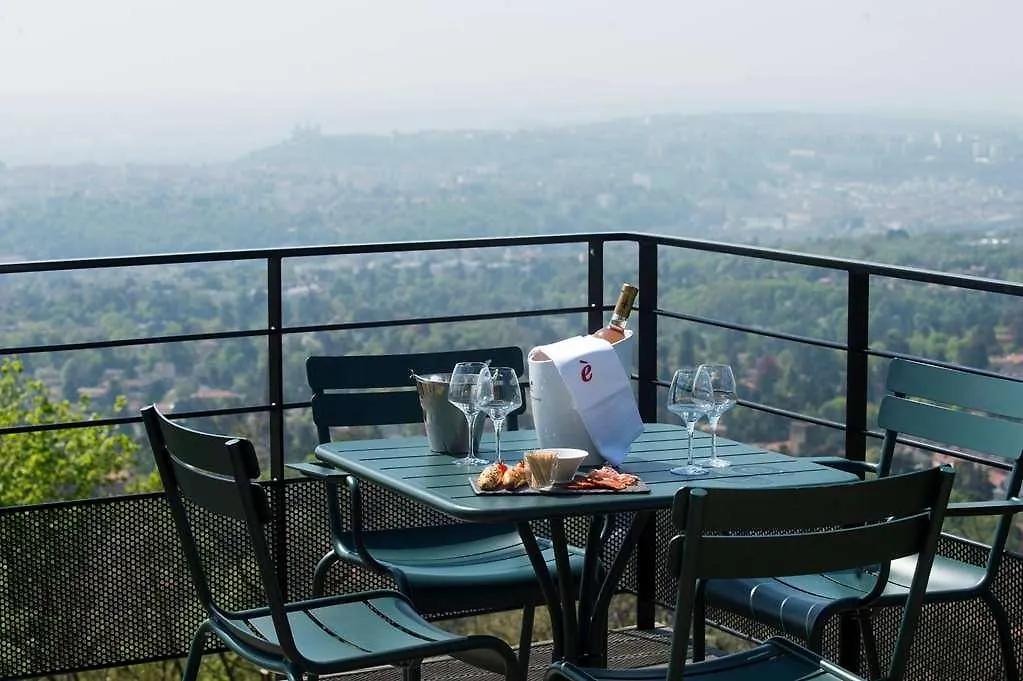 Hotel L'Ermitage Hôtel Cuisine-À-Manger Saint-Cyr-au-Mont-d'Or