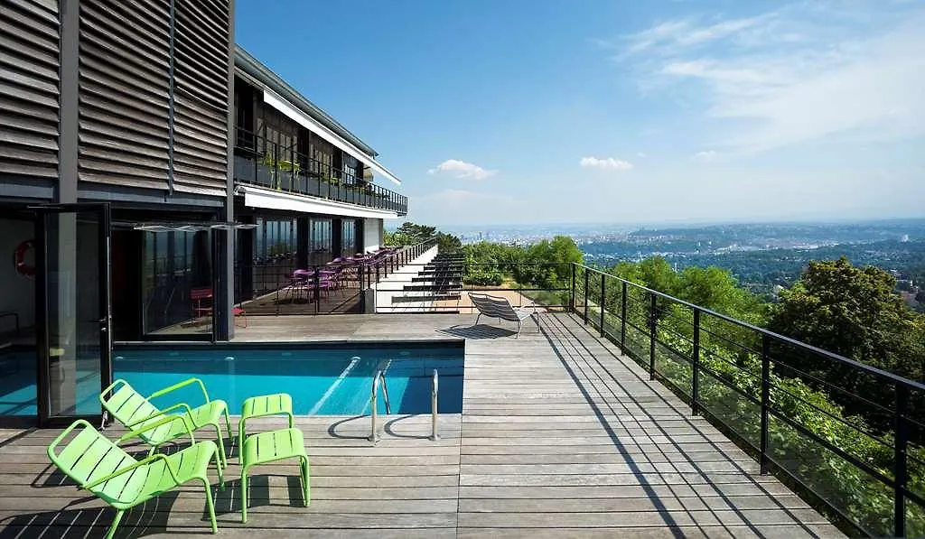 **** Hotel L'Ermitage Hôtel Cuisine-À-Manger Saint-Cyr-au-Mont-d'Or France